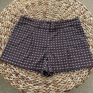Ann Taylor Black and White High Waist Shorts